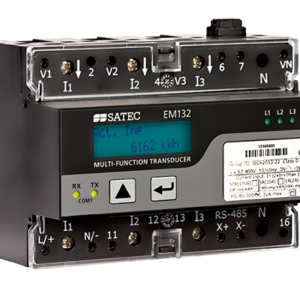 SATEC EM132 – Smart Power Meter & Transducer | 4-20mA Analog Output | DIN Rail