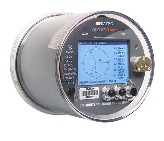SATEC EM920 eXpertMeter – Revenue Meter & Class A PQ Analyzer | ANSI | Socket-Mount