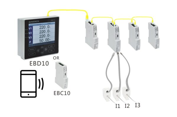 Kingsine EngyBrick Distributed Intelligent Power Monitoring Module | IoT | RS485 | Smart Energy