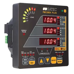 SATEC PM130 PLUS – Multi-Function Three-Phase Power Meter | Modbus | Panel & DIN Rail