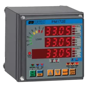 SATEC PM172 – Revenue Grade Power Meter | Class 0.2S | Harmonic Analysis | IEC 61850