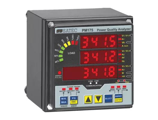 SATEC PM175 – EN50160 Class A Power Quality Analyzer | IEC | Revenue Grade 0.2S