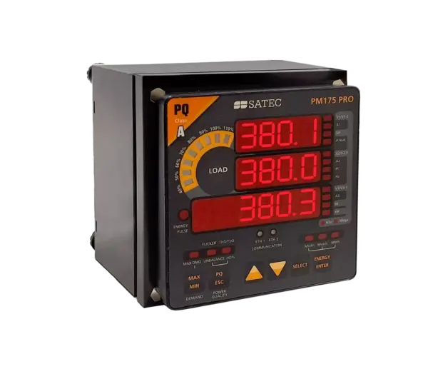 SATEC PM17x PRO Series – Class A Power Quality Analyzer | IEC 61850 | Dual Ethernet
