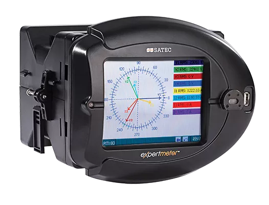 SATEC PM180 – All-in-One Class A Power Quality Analyzer | 4.3" LCD | IEC 61850 | 16GB