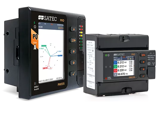 SATEC PRO Series – Class A Power Quality Analyzer & Revenue Meter | IEC 61850 | Panel & DIN Rail