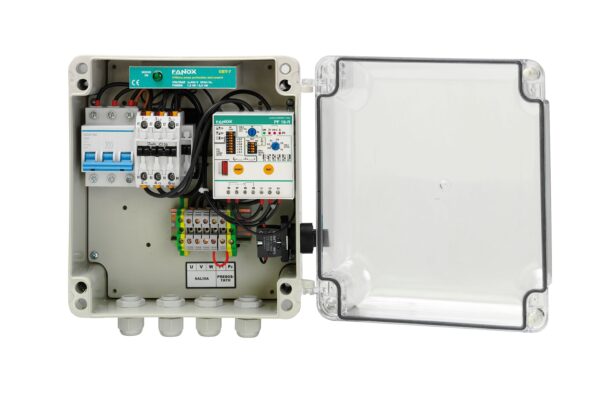 Fanox CBT – Three-Phase Pump Protection Panel | Cos φ Dry Running Detection