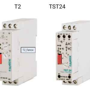 Fanox T2 / TST24 – Phase & Temperature Control Relay | 2 Adjustable Thresholds