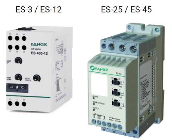 Fanox ES – Soft Starter & Motor Controller | 3-Phase up to 22 kW / 400V