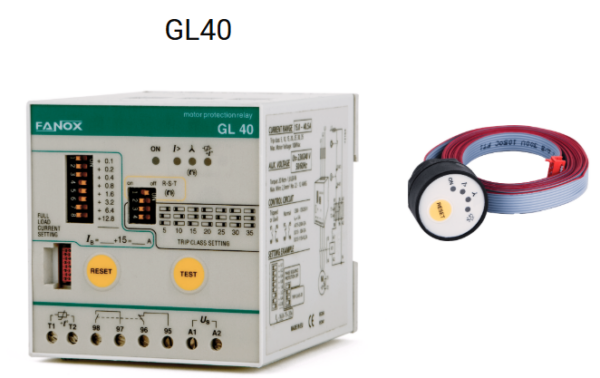 Fanox GL – Integral Motor Protection Relay | 7 Trip Classes 1–630A