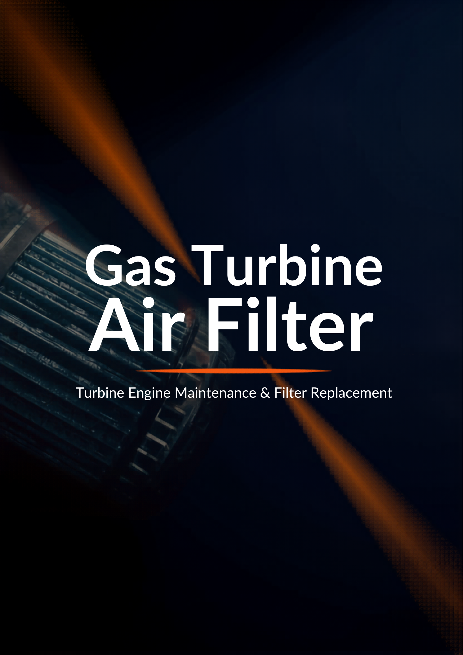 Gas turbine air filter industrial