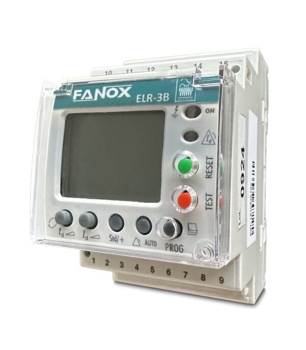 Fanox ELR-3B – Type B Earth Leakage Relay | DC/AC up to 1000 Hz | 3 Modules