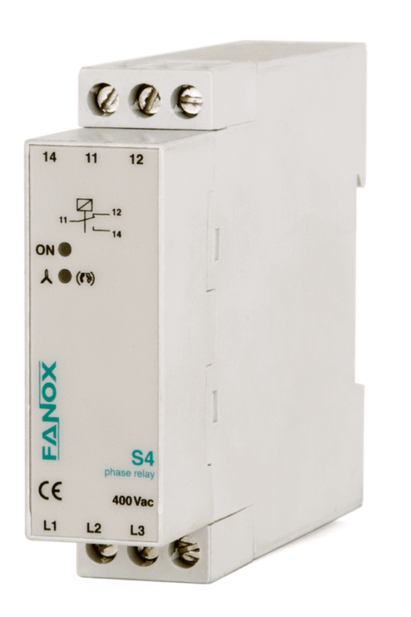 Fanox S – Phase Control Relay | Self-Powered | Lifts & 3-Phase Devices