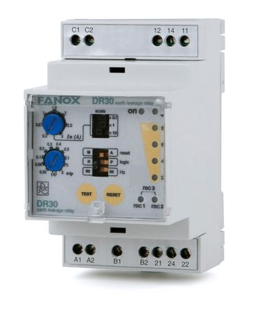 Fanox DR30 – Earth Leakage Relay with Automatic Reclosing | 3 Attempts