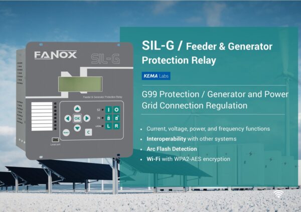 Fanox SIL-G – Directional Feeder & Generator Protection Relay (CTs/VTs)