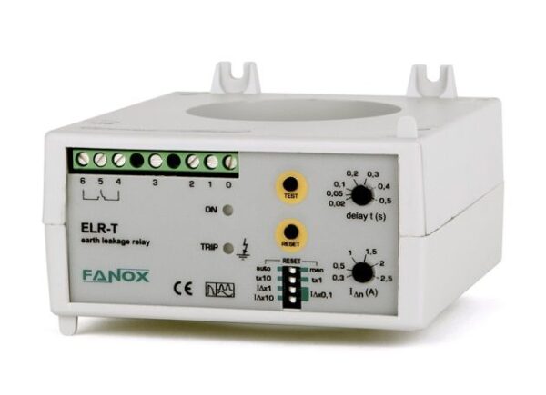 Fanox ELR-A / ELR-T – Earth Leakage Multirange Relay | With Built-In Toroidal